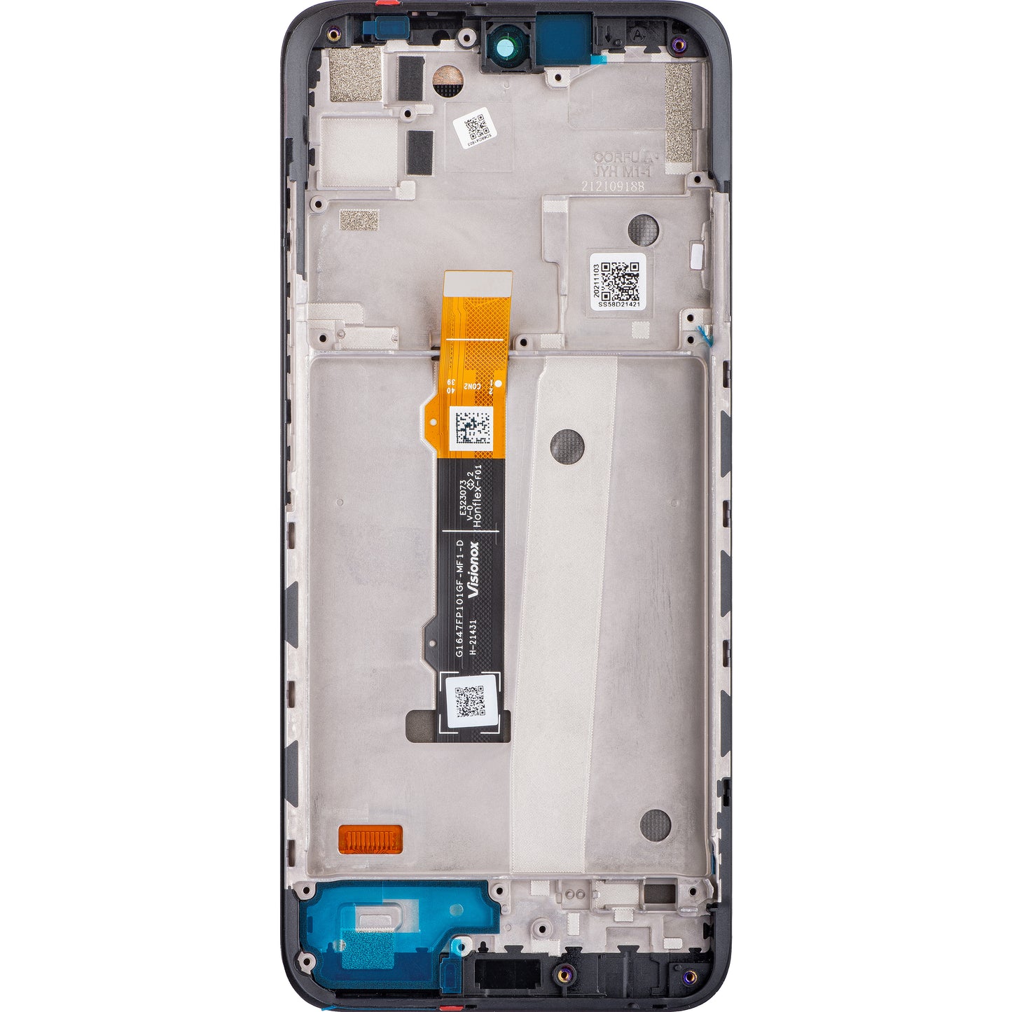 Motorola Moto G71 5G z ekranem dotykowym, z ramką, czarna, Service Pack 5D68C19911