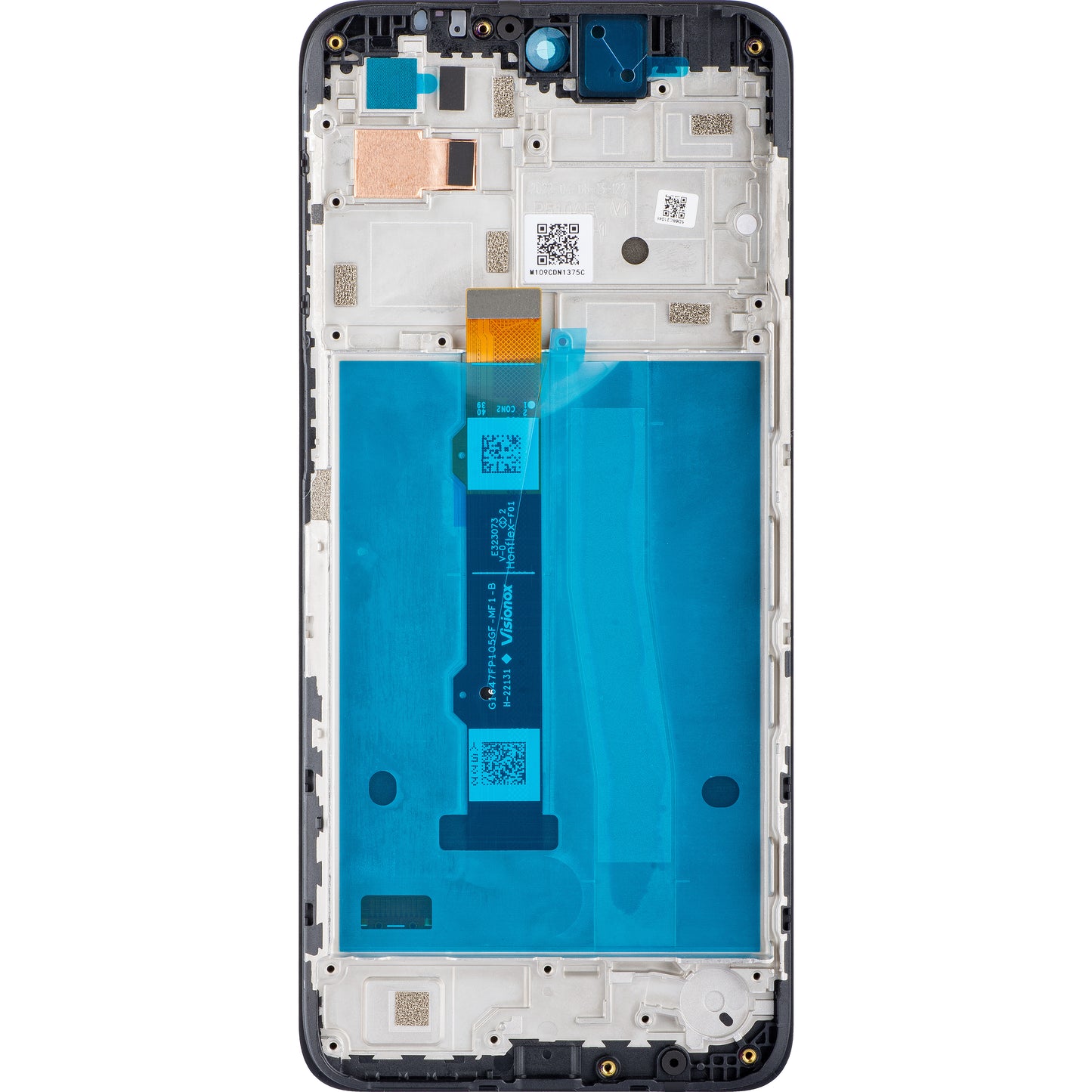 Wyświetlacz dotykowy Motorola Moto G42, z ramką, czarny, Service Pack 5D68C21049