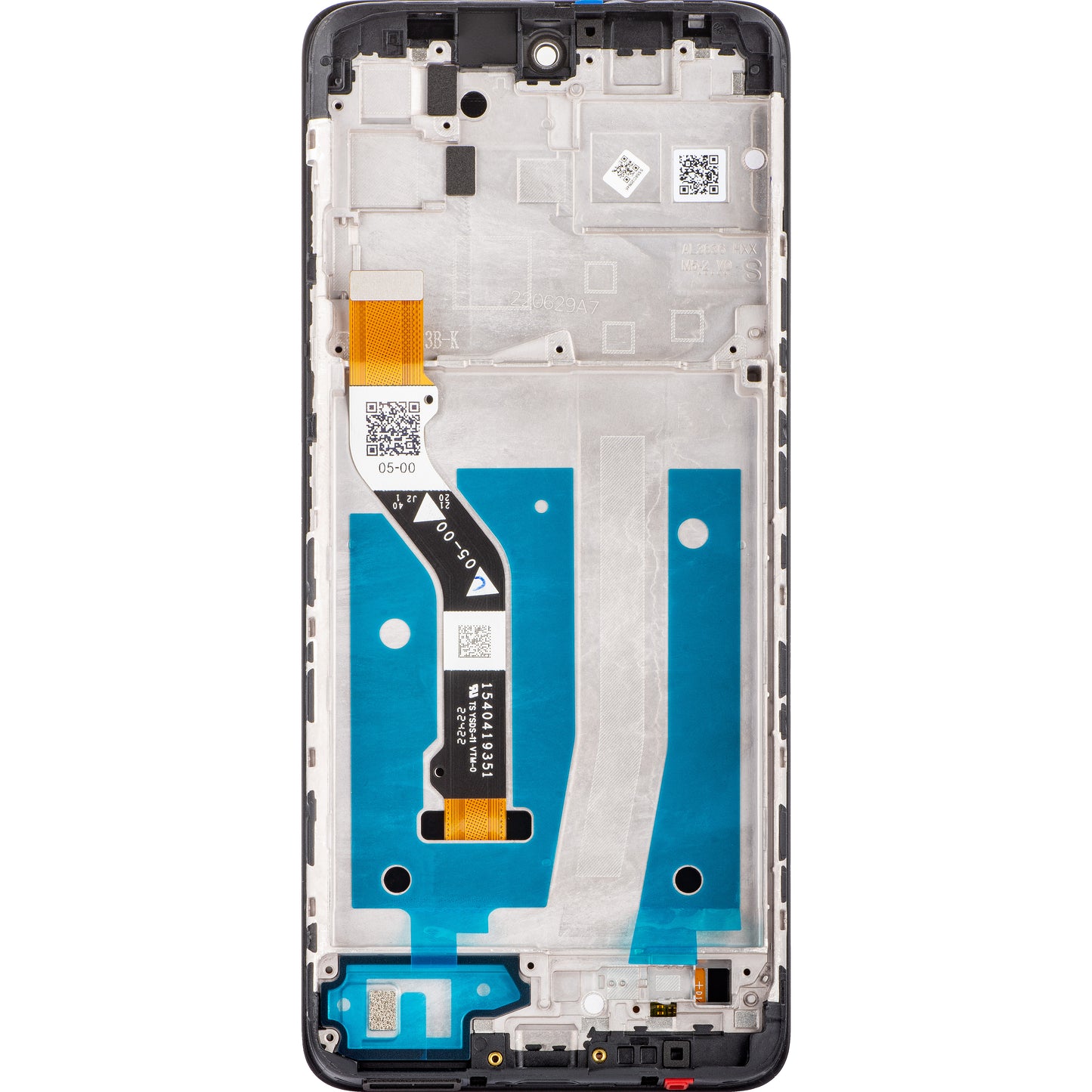 Motorola Moto G60S Wyświetlacz dotykowy, z ramką, czarny, Service Pack 5D68C19075