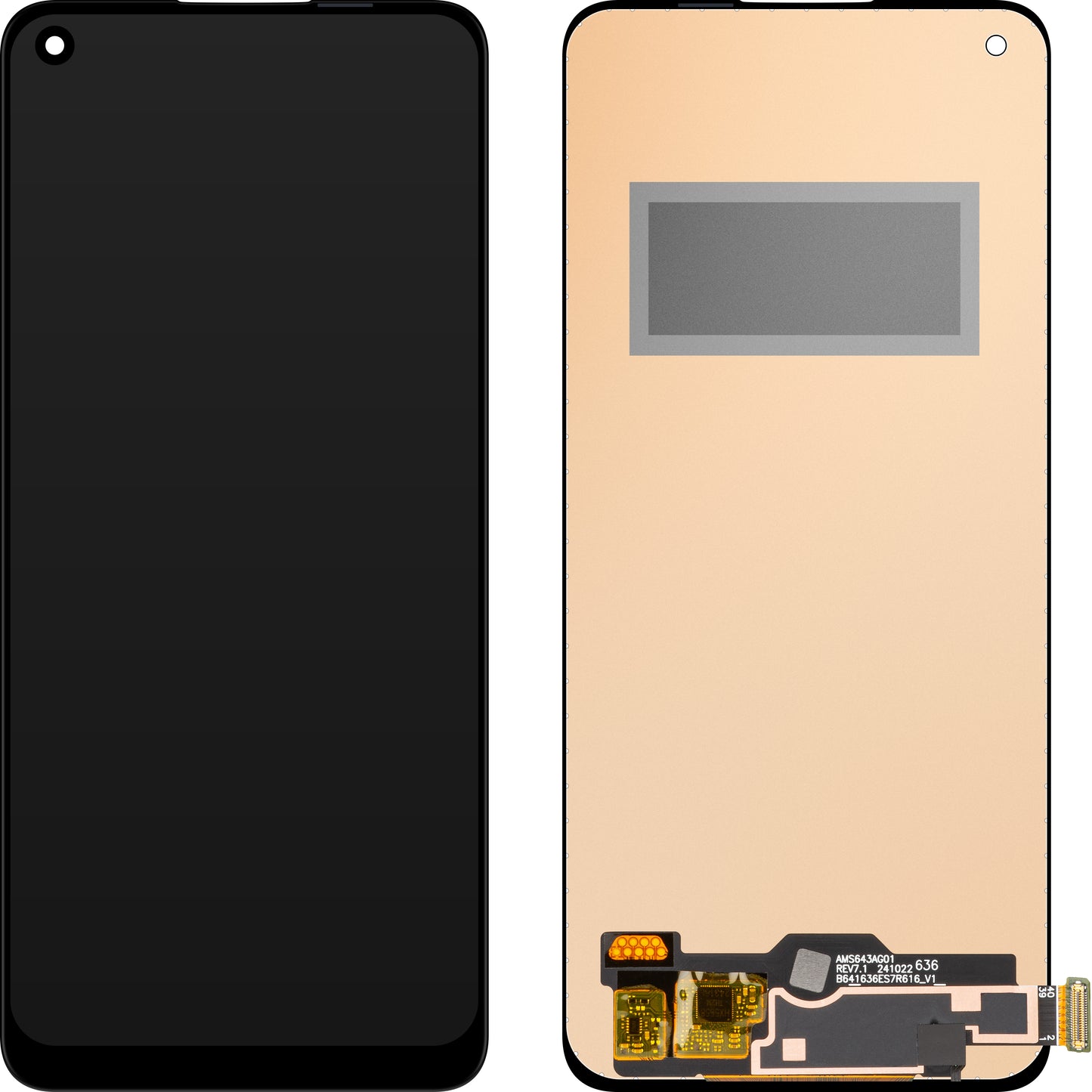 Wyświetlacz z ekranem dotykowym MP kompatybilny z Oppo Find X5 Lite / Reno7 5G