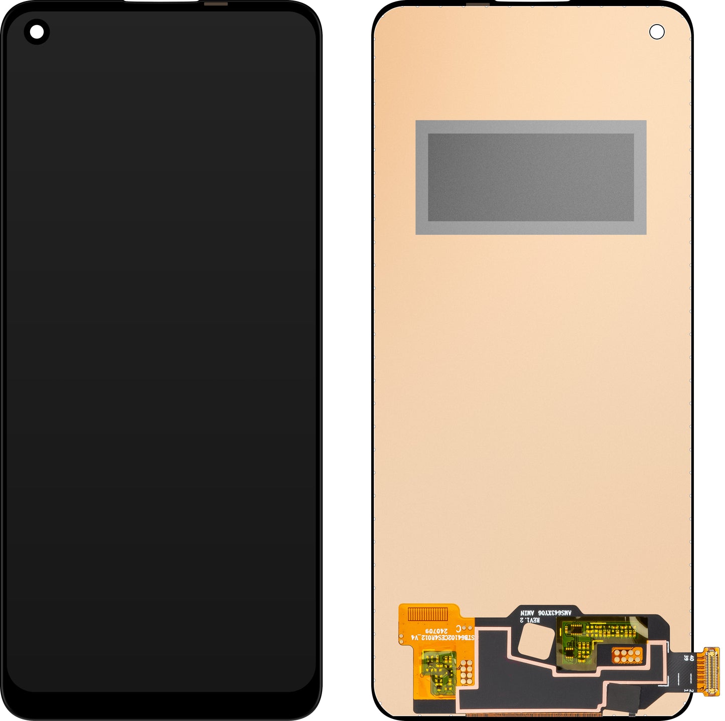 Wyświetlacz z dotykowym ekranem MP kompatybilny z Oppo Reno5 F / Reno5 Lite / Reno5 Z / Reno6 Lite / Reno7 Lite