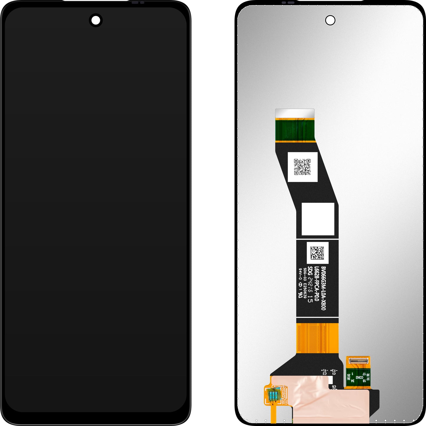 Wyświetlacz z ekranem dotykowym MP kompatybilny z Motorola Moto E14