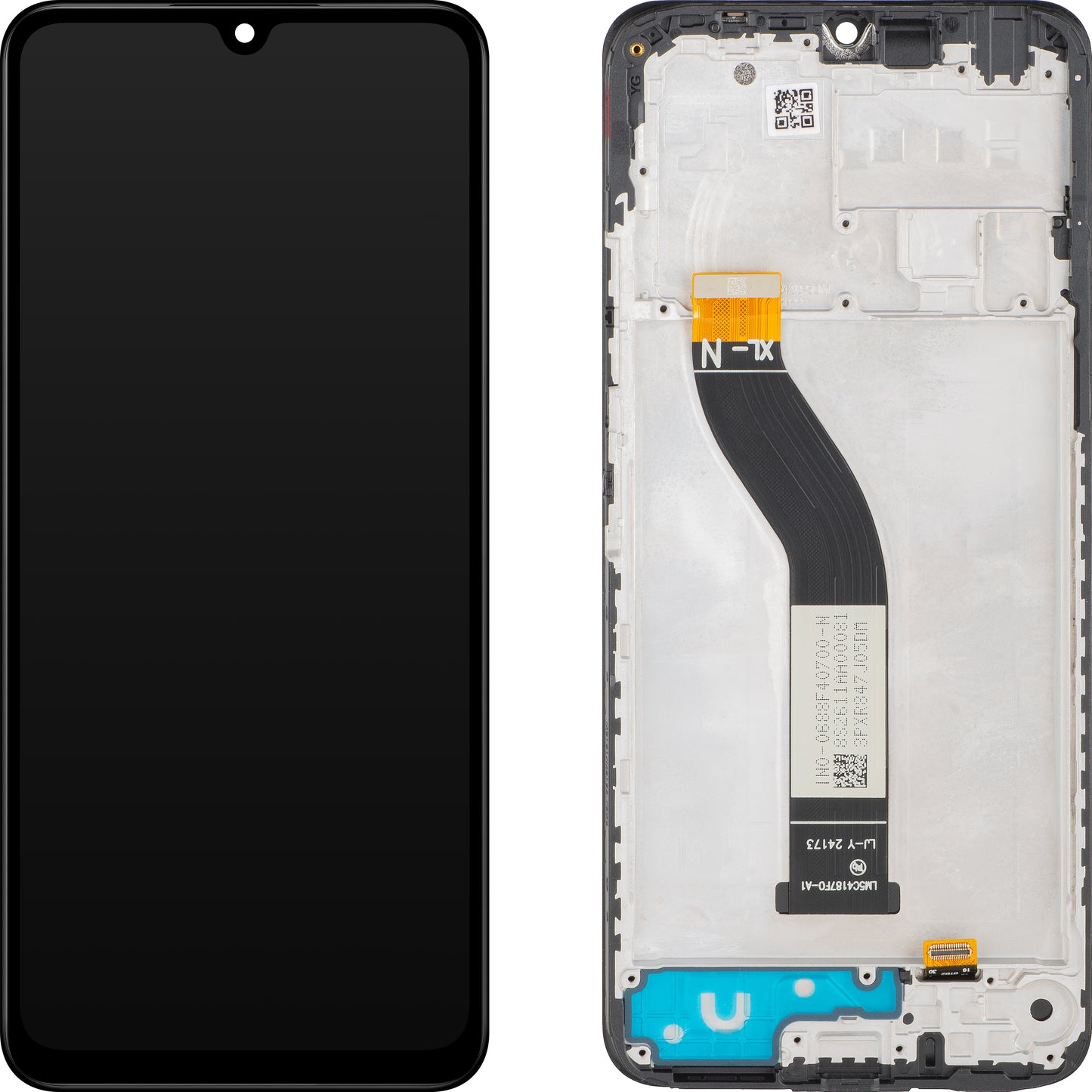 Wyświetlacz z ekranem dotykowym MP kompatybilny z Xiaomi Poco C75 / Redmi 14C, z ramką, czarny