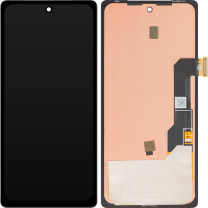 Wyświetlacz z ekranem dotykowym MP kompatybilny z Google Pixel 7a, Wersja OLED, Czarny