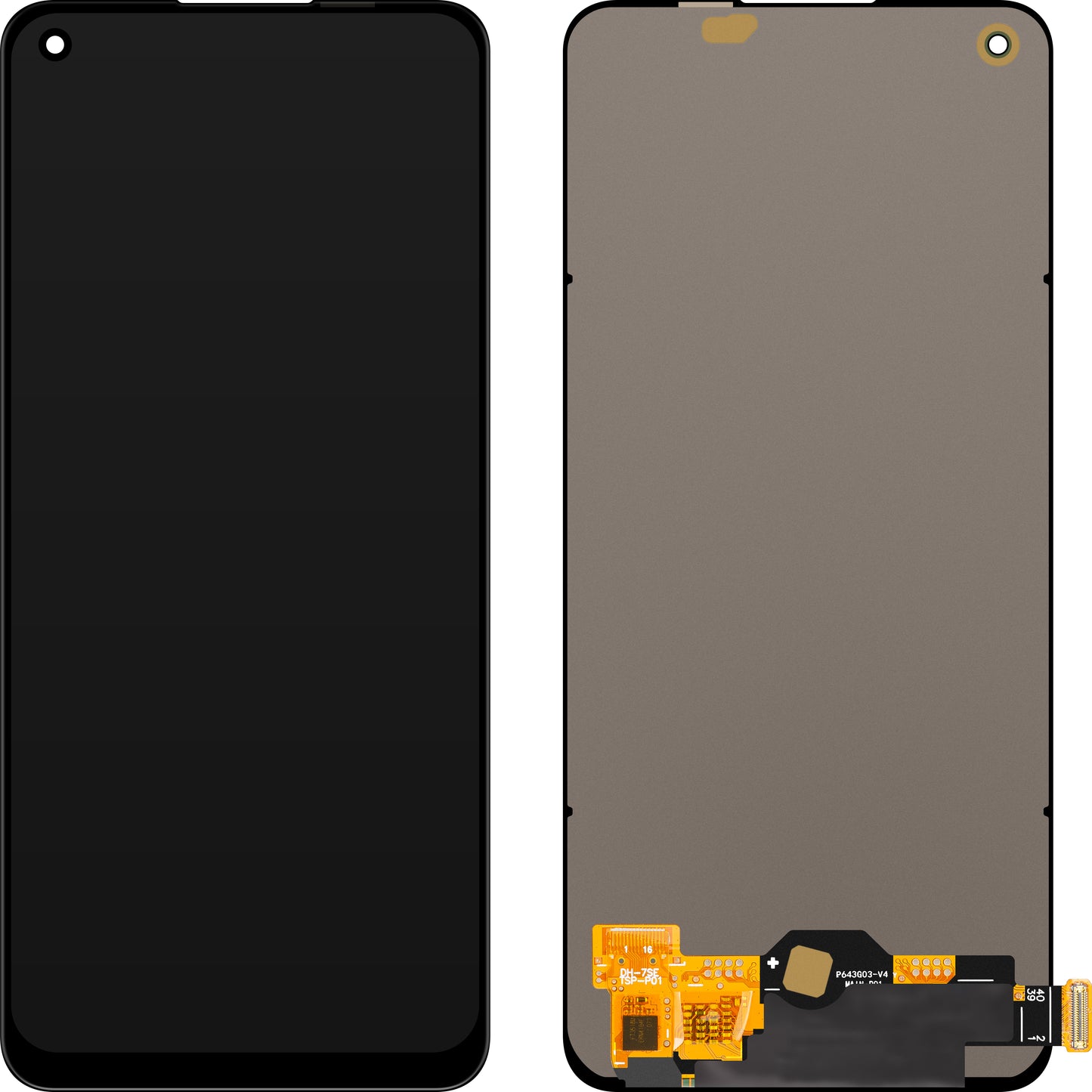 MP Touchscreen Display compatible with Oppo A78 4G / F21 Pro / Find X5 Lite / Reno7 / Reno7 SE 5G / Reno8 4G / Reno8 T, OLED Version