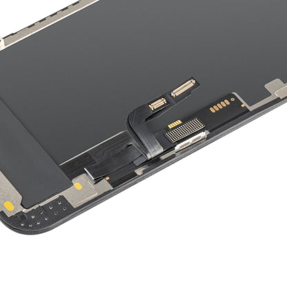 MP Touchscreen Display compatible with Apple iPhone 12 / 12 Pro, with Frame, OLED FHD IC Movable Version, Black