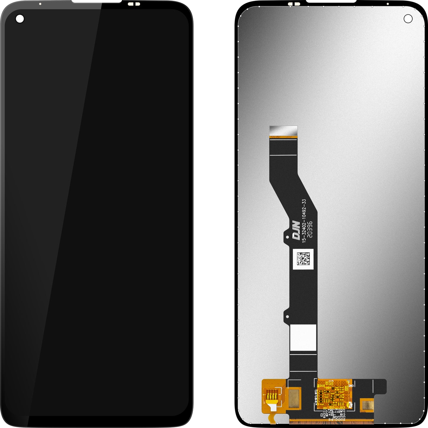 Wyświetlacz z ekranem dotykowym MP kompatybilny z Motorola Moto G9 Plus