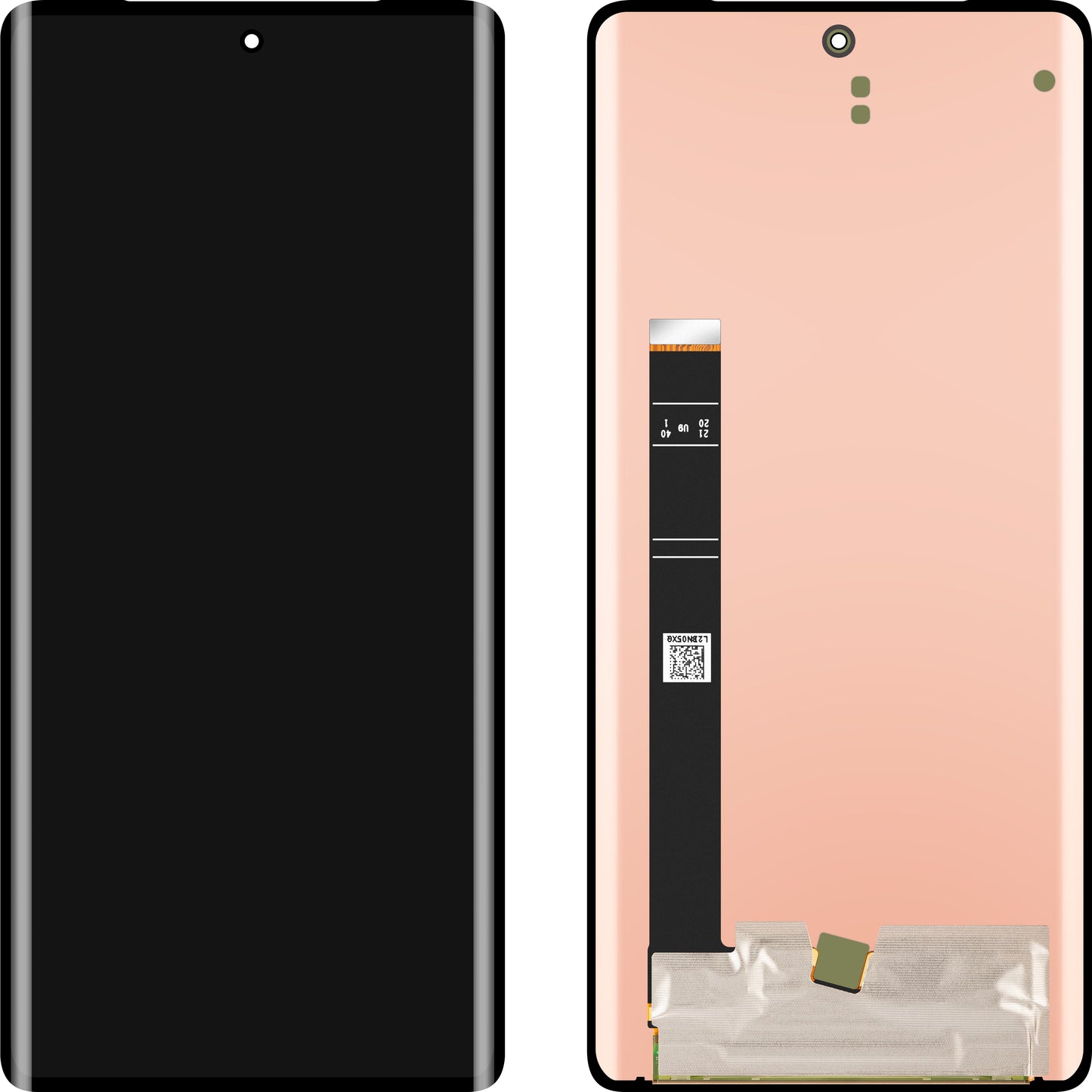 Wyświetlacz z ekranem dotykowym MP kompatybilny z Motorola Edge 40 Pro, Wersja OLED.