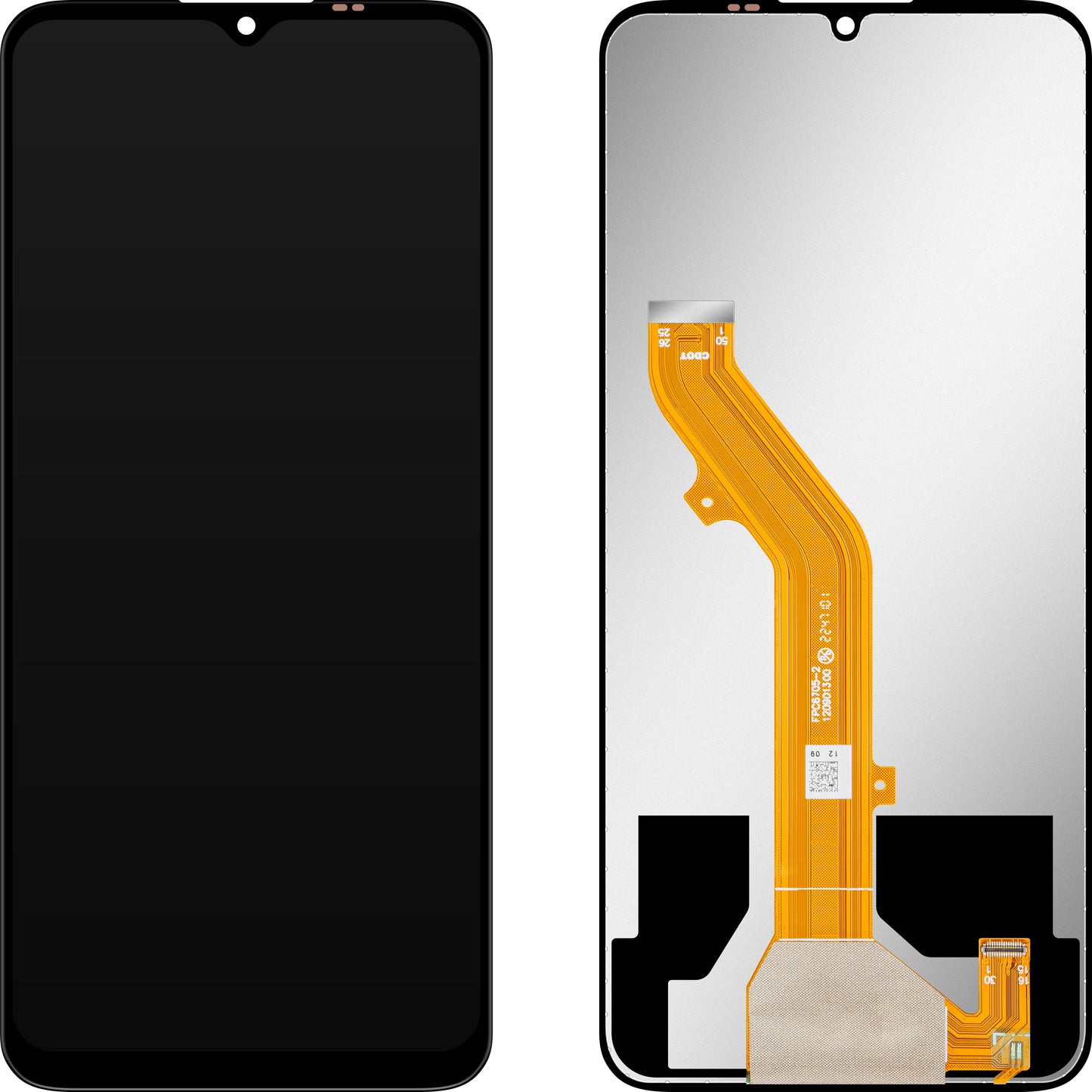 Wyświetlacz z ekranem dotykowym MP kompatybilny z TCL 40 SE