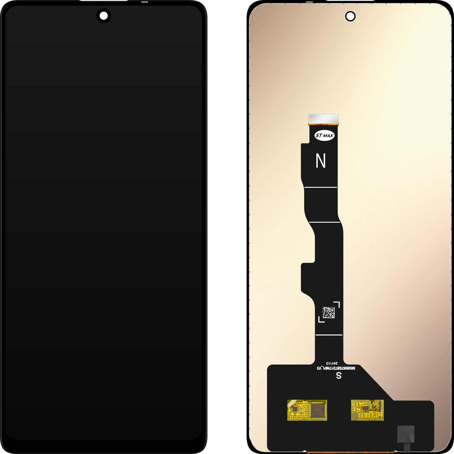 Wyświetlacz z ekranem dotykowym MP kompatybilny z Xiaomi Poco F5 / Redmi Note 12 Turbo / Note 13 5G