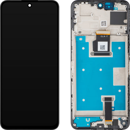 Wyświetlacz z ekranem dotykowym MP kompatybilny z Honor 90 Smart / X7b 4G, z ramką, czarny