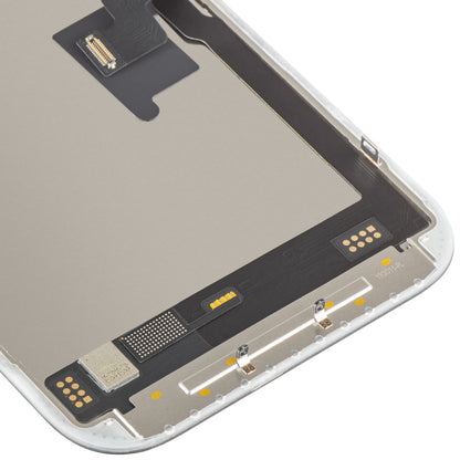 Wyświetlacz z ekranem dotykowym MP kompatybilny z Apple iPhone 16 Pro, z ramką, wersja Soft OLED FHD 120Hz IC Movable, Czarny