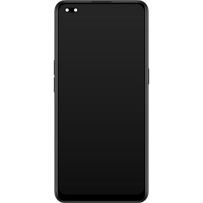 Wyświetlacz z ekranem dotykowym Oppo Reno4 5G, z ramką, Space Black, Service Pack 4904705