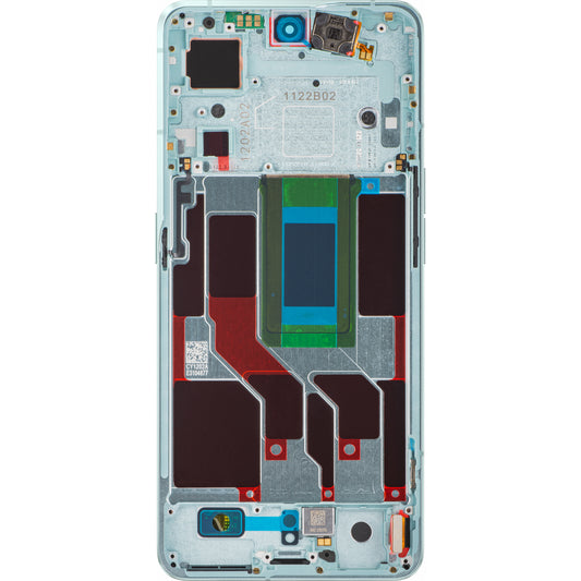 Wyświetlacz z ekranem dotykowym Oppo Reno8 Pro+ / Reno8 Pro, z ramką, zielony, Swap 4130264