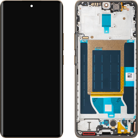 Realme 14 Pro Display with Touchscreen, with Frame, White (Pearl White), Swap 621029000423