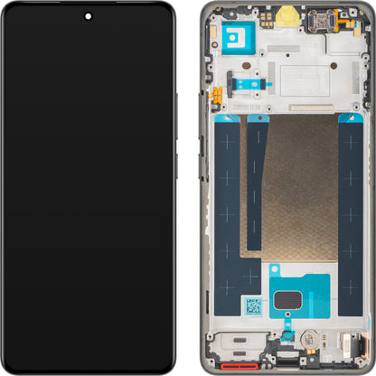 Wyświetlacz z ekranem dotykowym Realme 16 Pro+, z ramką, szary, zestaw serwisowy 621029000805