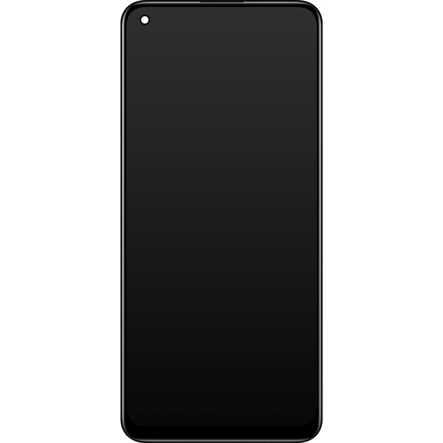 Wyświetlacz dotykowy Realme 8 Pro, z ramką, czarny, Service Pack 4130052