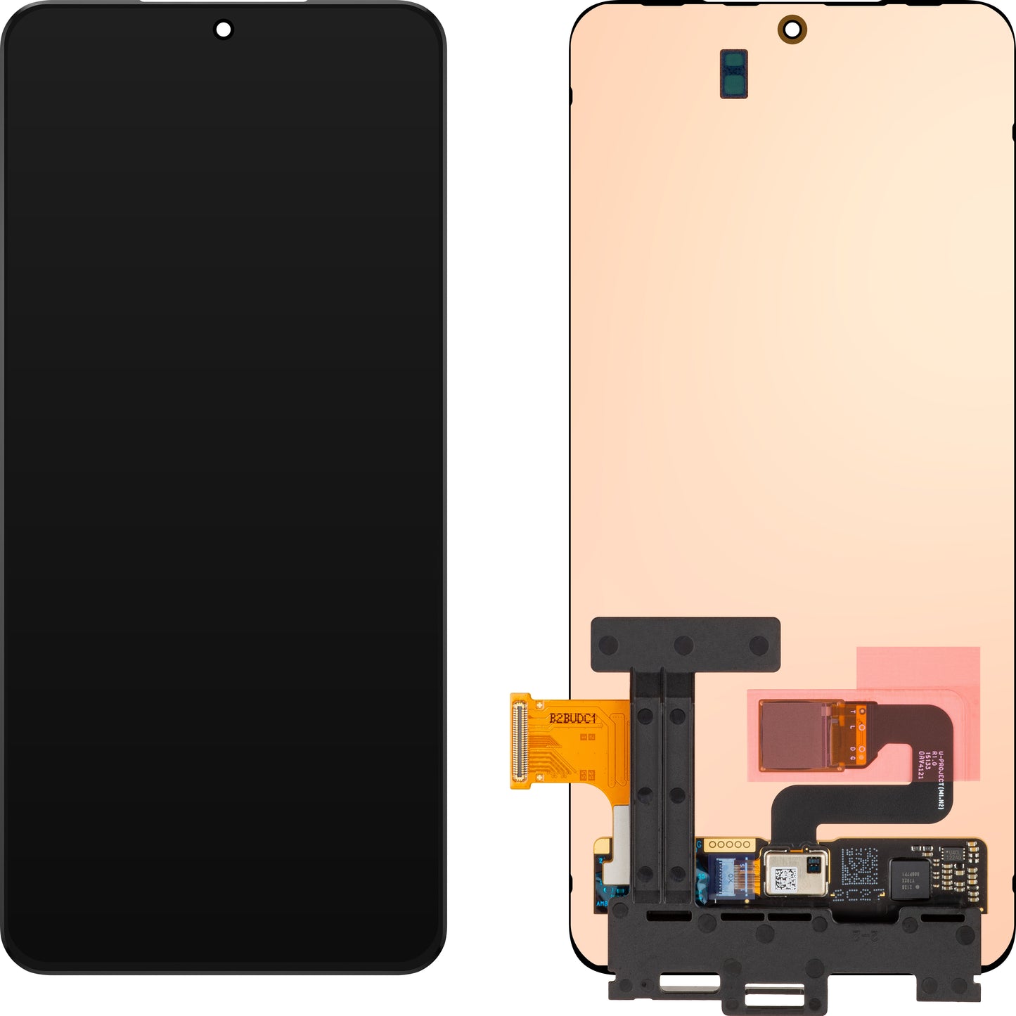 Wyświetlacz z ekranem dotykowym Samsung Galaxy S21 5G G991, Zestaw serwisowy GH96-13942A