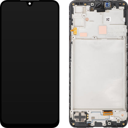 Wyświetlacz dotykowy Samsung Galaxy A16 4G A165 z ramką, czarny, Service Pack GH82-36253A 