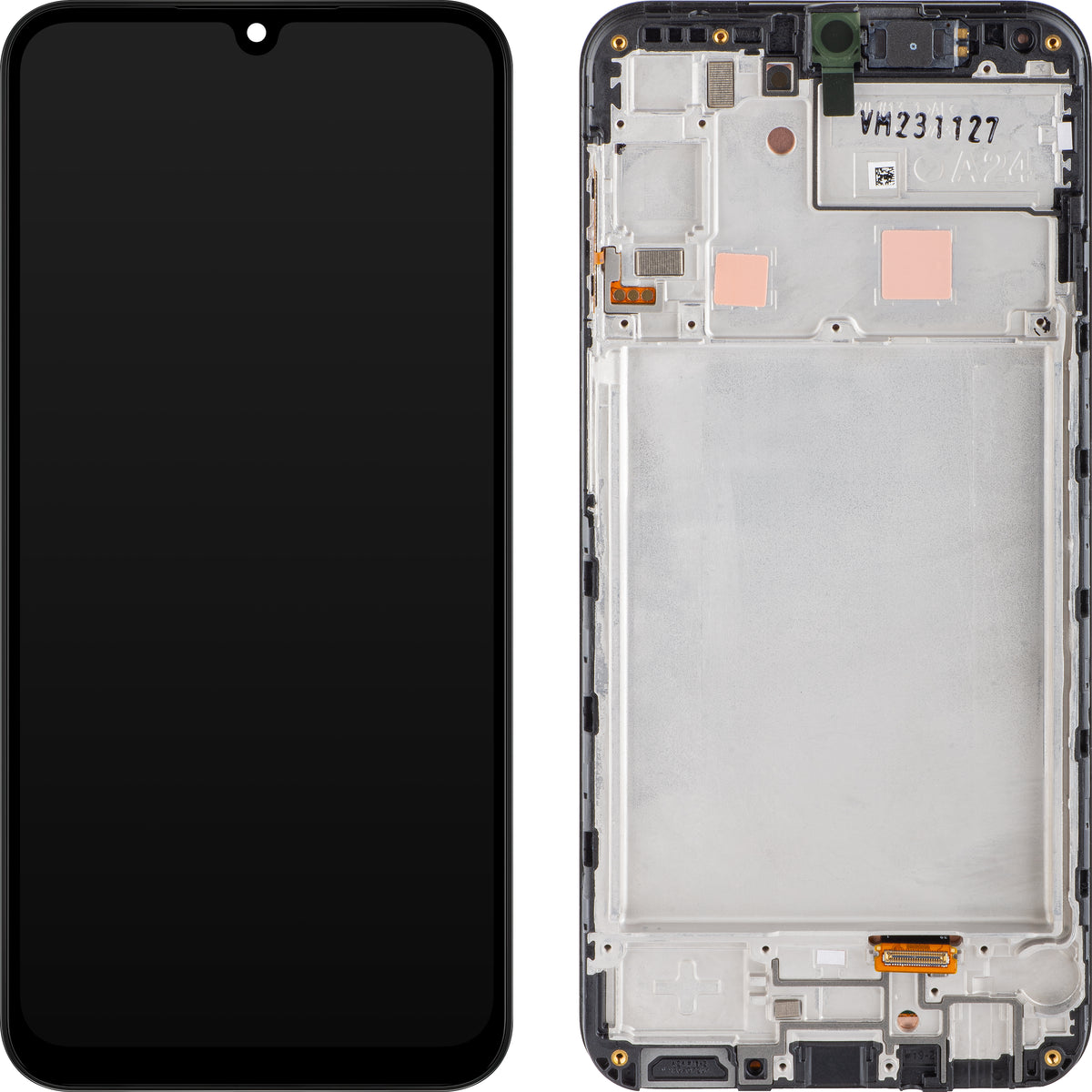 Wyświetlacz z ekranem dotykowym Samsung Galaxy A24 4G A245, z ramką, czarny, Swap GH82-31240A
