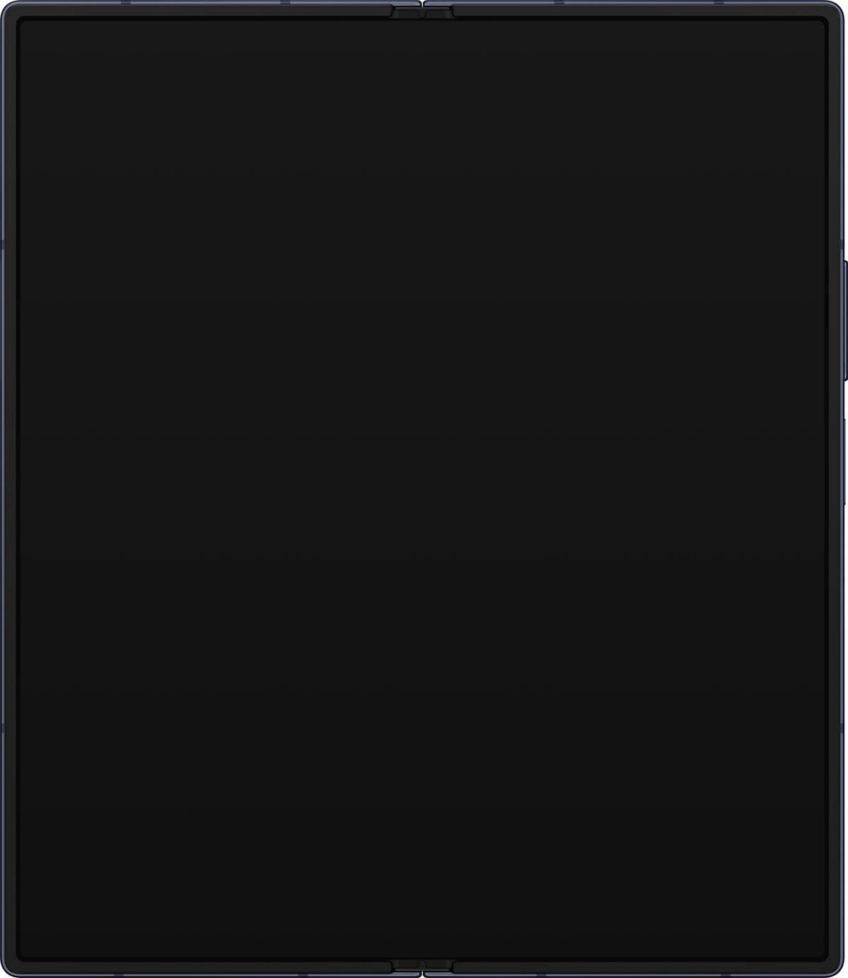 Wyświetlacz z ekranem dotykowym Samsung Galaxy Z Fold6 F956, z ramką, podzespołem wewnętrznym, granatowy (Navy), Service Pack GH82-35042C
