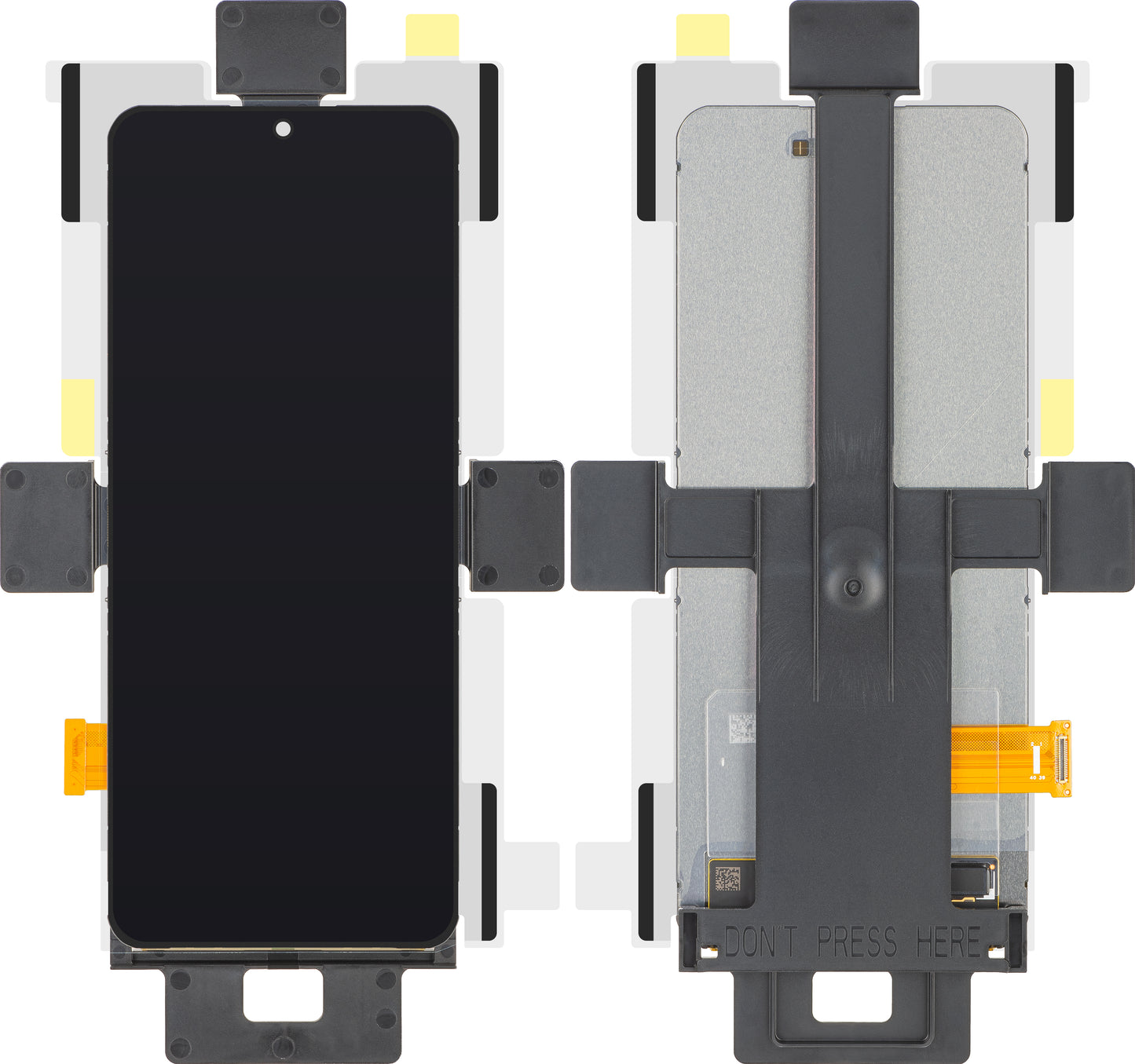 Wyświetlacz z ekranem dotykowym Samsung Galaxy Z Flip4 F721, Sub Inner, Service Pack GH96-15162B