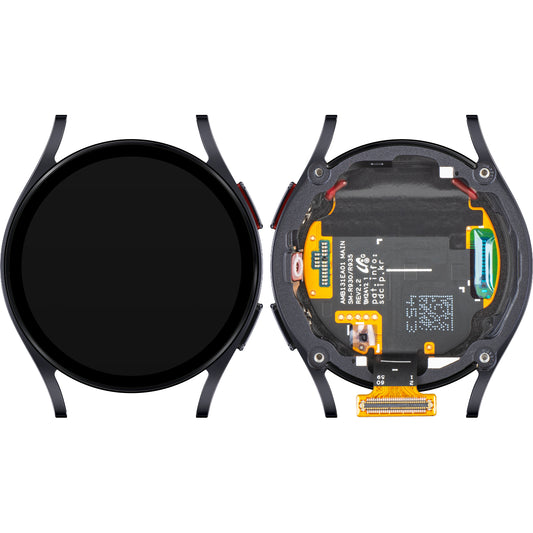 Wyświetlacz z ekranem dotykowym Samsung Galaxy Watch6 40mm, z ramką, wersja BT, szary, Service Pack GH97-28835A