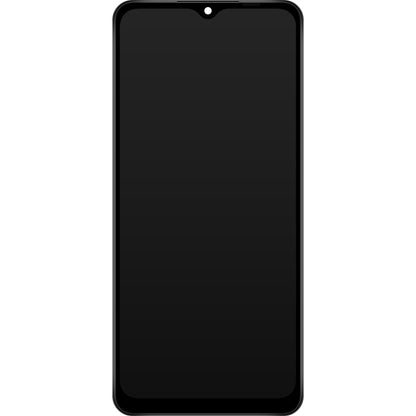 Wyświetlacz z ekranem dotykowym Samsung Galaxy A12 Nacho A127, z ramką, czarny, ponownie zapakowany GH82-26486A