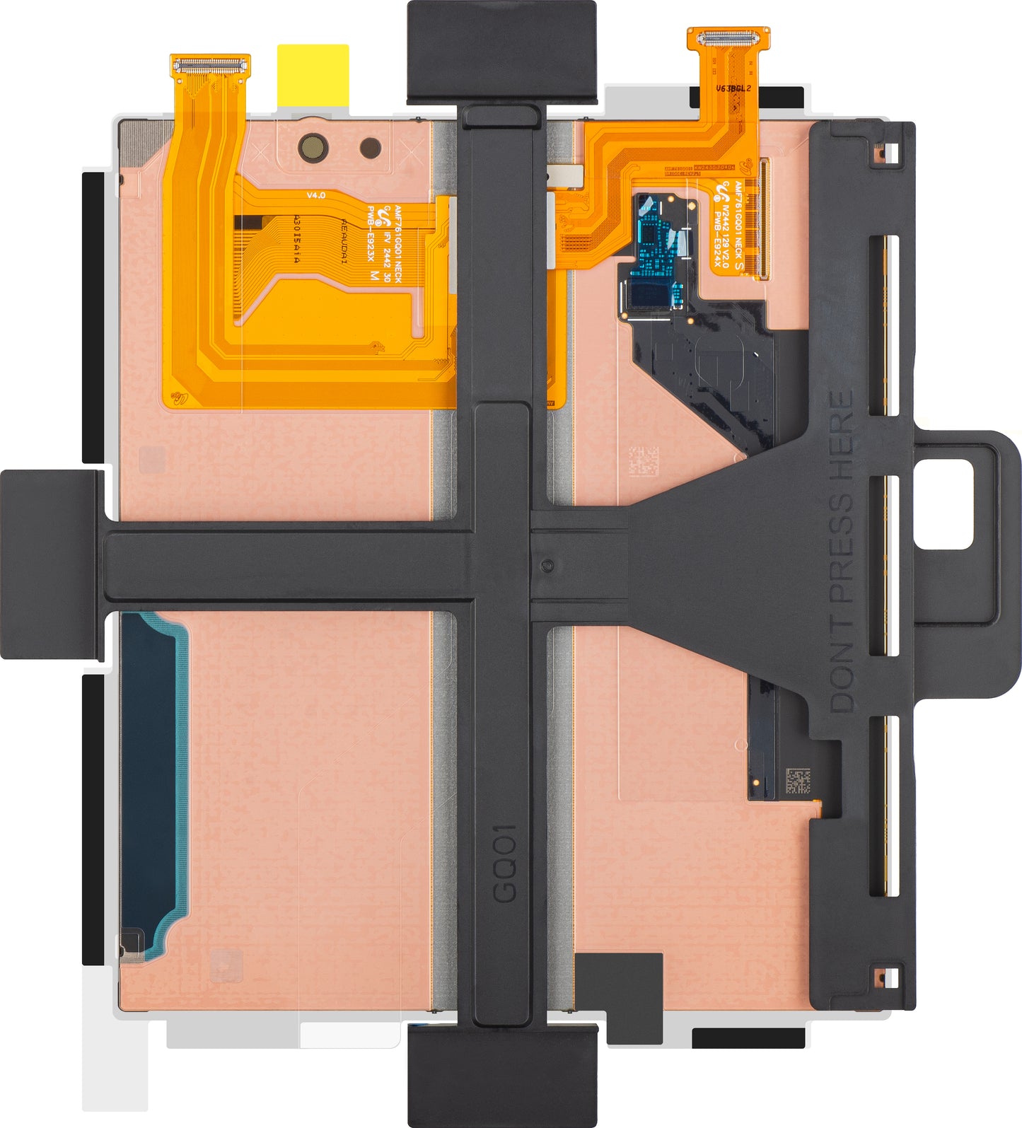 Wyświetlacz z ekranem dotykowym Samsung Galaxy Z Fold6 F956, Sub Inner, Service Pack GH82-35046A