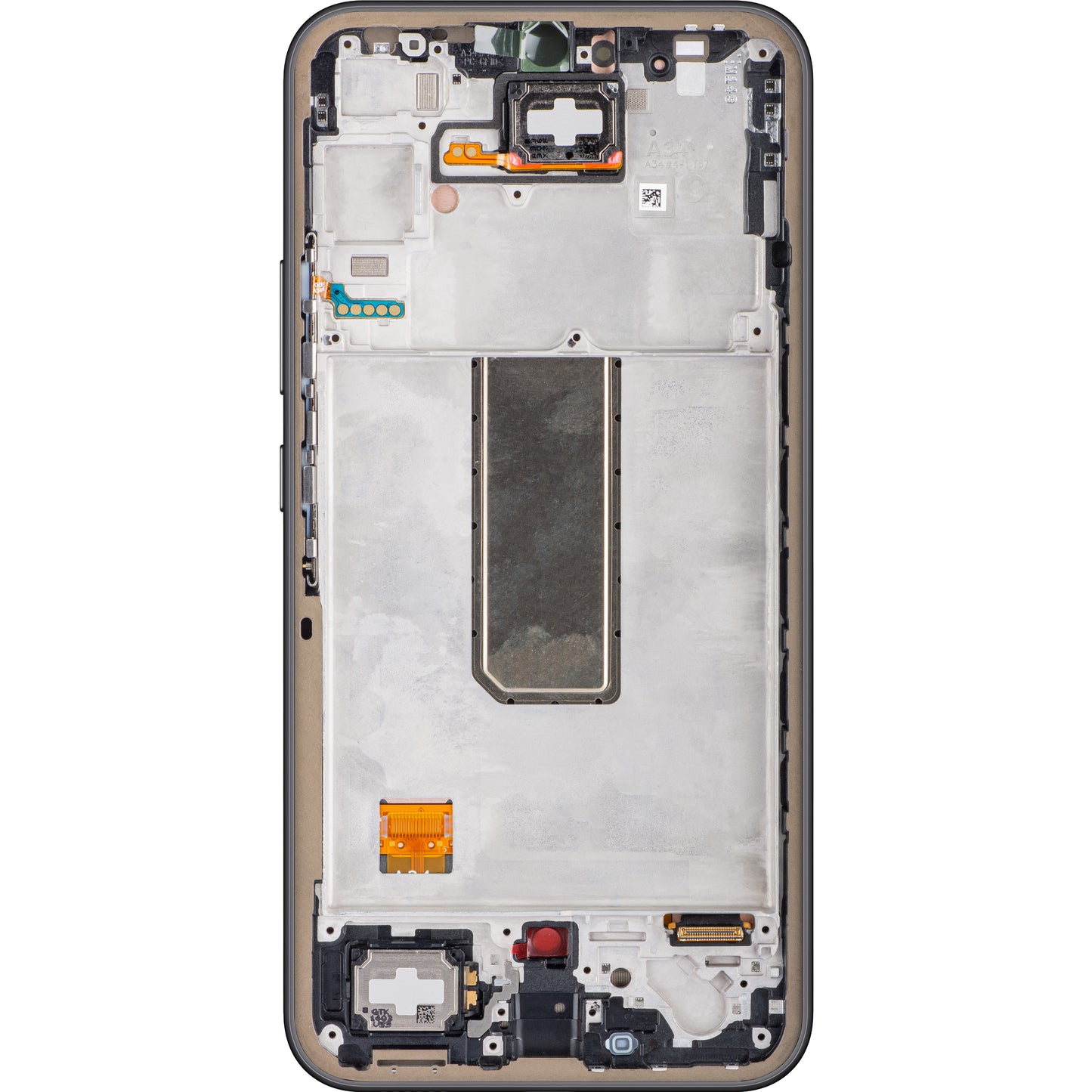 Wyświetlacz dotykowy Samsung Galaxy A34 A346, z ramką, czarny (grafitowy), Service Pack GH82-31200A