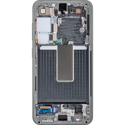 Wyświetlacz dotykowy Samsung Galaxy S23 S911, z ramką, zielony, Service Pack GH82-30480C