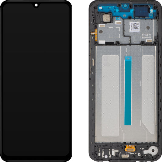 Wyświetlacz z ekranem dotykowym Xiaomi Redmi A5 4G, z ramką, czarny, zestaw serwisowy 5600010C3ZN00