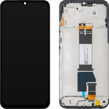 Wyświetlacz z ekranem dotykowym Xiaomi Poco C85 4G / Redmi 15C 4G, z ramką, Wersja Globalna, Czarny, Service Pack 560009000O700
