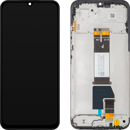 Wyświetlacz z ekranem dotykowym Xiaomi Redmi 15C 5G, z ramką, czarny, zestaw serwisowy 56000200P1500