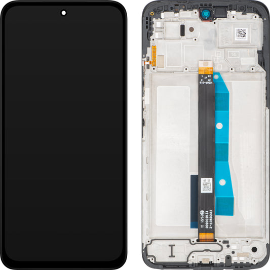 Wyświetlacz z ekranem dotykowym Xiaomi Poco M7 4G / Redmi 15 4G, z ramką, Wersja Europejska, Czarny, Service Pack 560001O19AP00