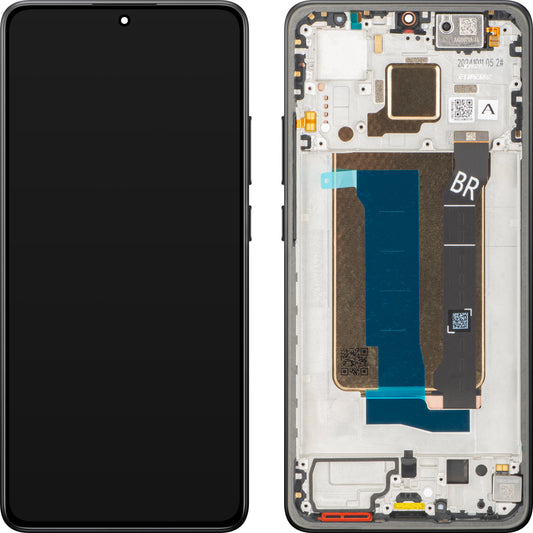 Wyświetlacz z ekranem dotykowym Xiaomi Poco X7 Pro, z ramką, czarny, Swap 56000300O1000