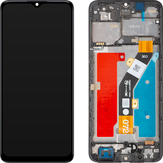 ZTE Blade A34 Display with Touchscreen, with Frame, Black, Service Pack 80800518534