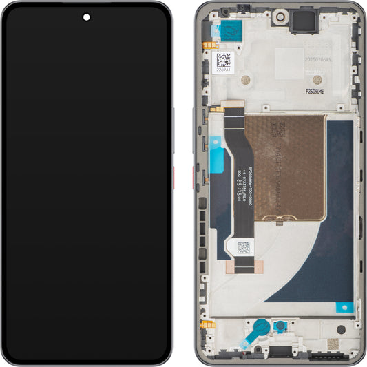 Wyświetlacz z ekranem dotykowym ZTE nubia Neo 3 GT, z ramką, czarny, Service Pack 123448601195