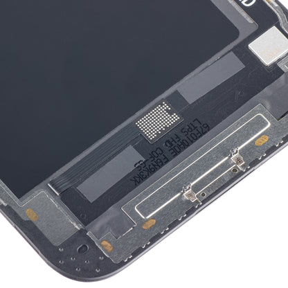 Wyświetlacz dotykowy ZY do Apple iPhone 12 Pro Max, z ramką, wersja z ruchomym wyświetlaczem LCD, czarny 