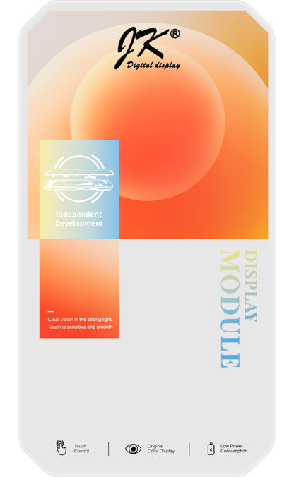 Wyświetlacz dotykowy JK do Apple iPhone 11 Pro Max, z ramką, wersja LCD w obudowie, czarny