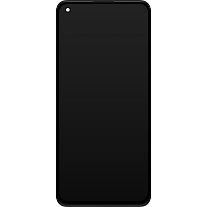 Wyświetlacz dotykowy Oppo K9 / Find X3 Lite / Reno5 5G z ramką, czarny, Service Pack 4905997