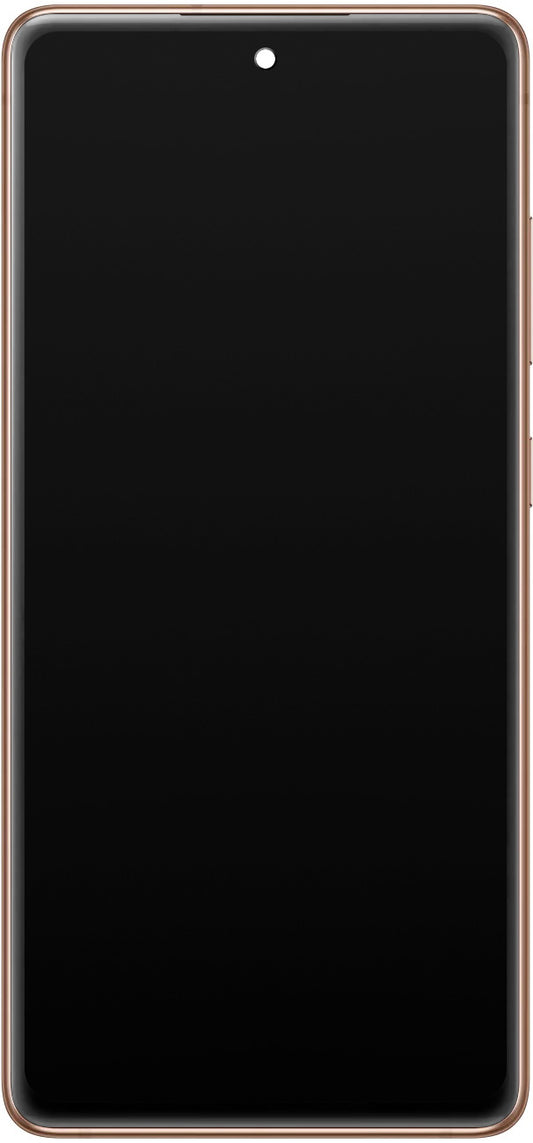 Samsung Galaxy S20 FE 5G G781 Wyświetlacz dotykowy z ramką, pomarańczowy, Service Pack GH82-24215F