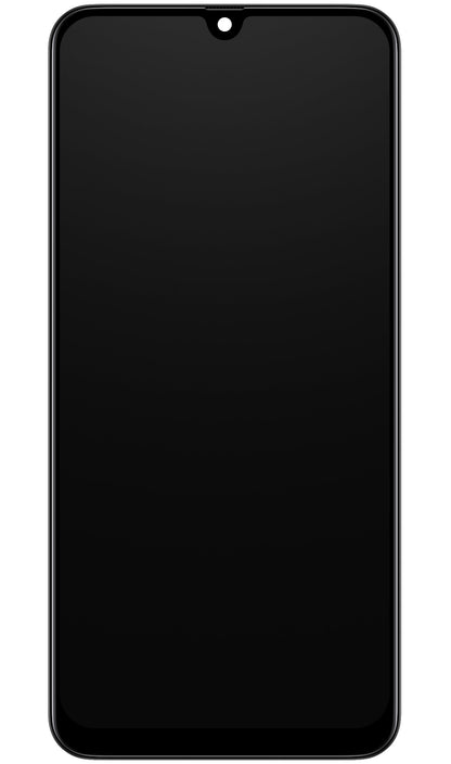 Wyświetlacz dotykowy Samsung Galaxy A50s A507, z ramką, czarny, Service Pack GH82-2111193A