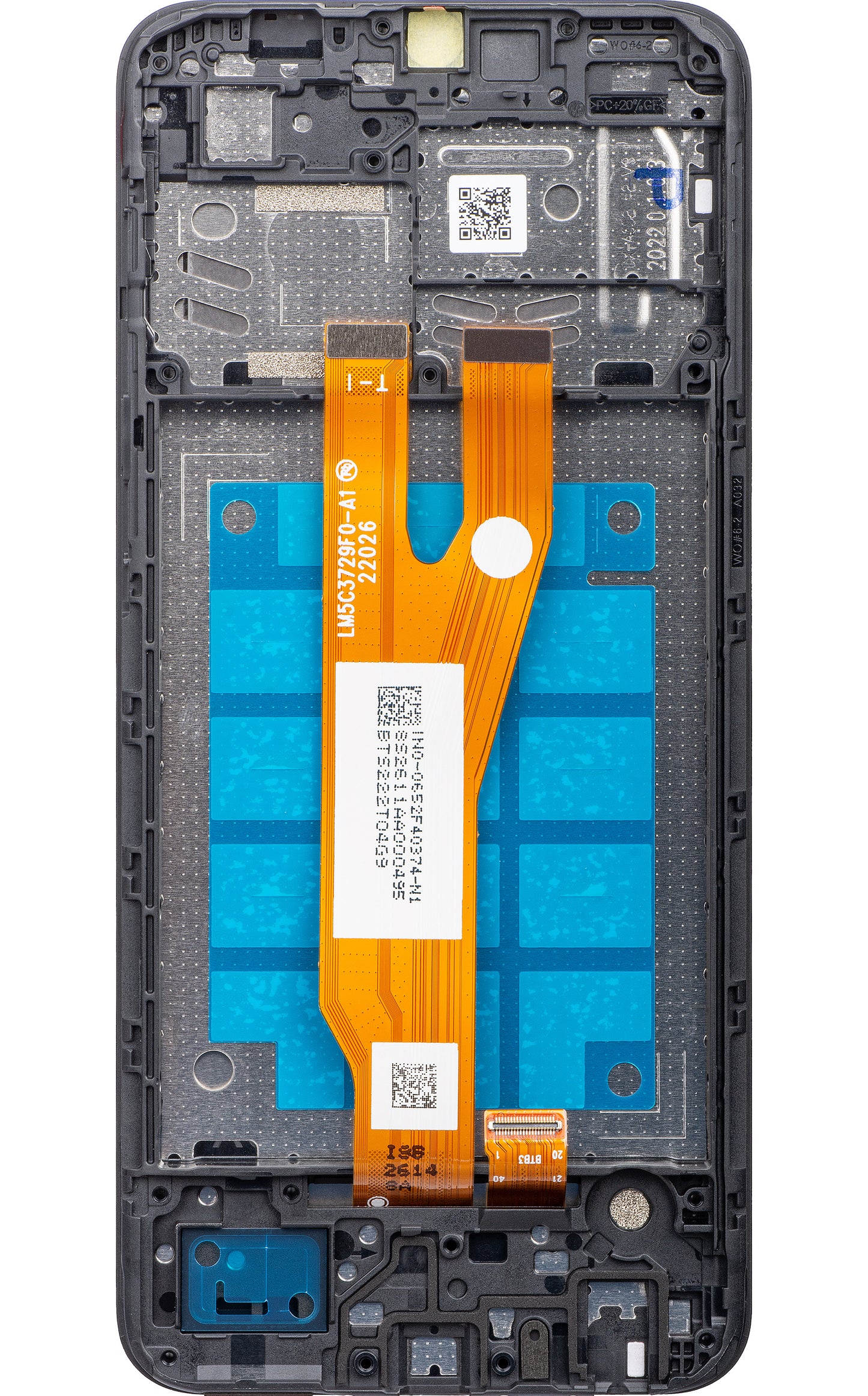 Wyświetlacz dotykowy Samsung Galaxy A03 Core A032, z ramką, czarny, Service Pack GH81-21711A