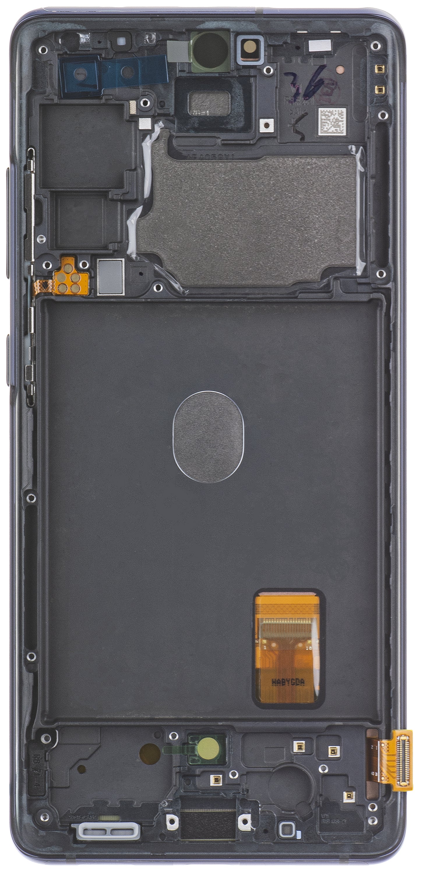 Wyświetlacz dotykowy Samsung Galaxy S20 FE G780, z ramką, granatowy, Service Pack GH82-24220A