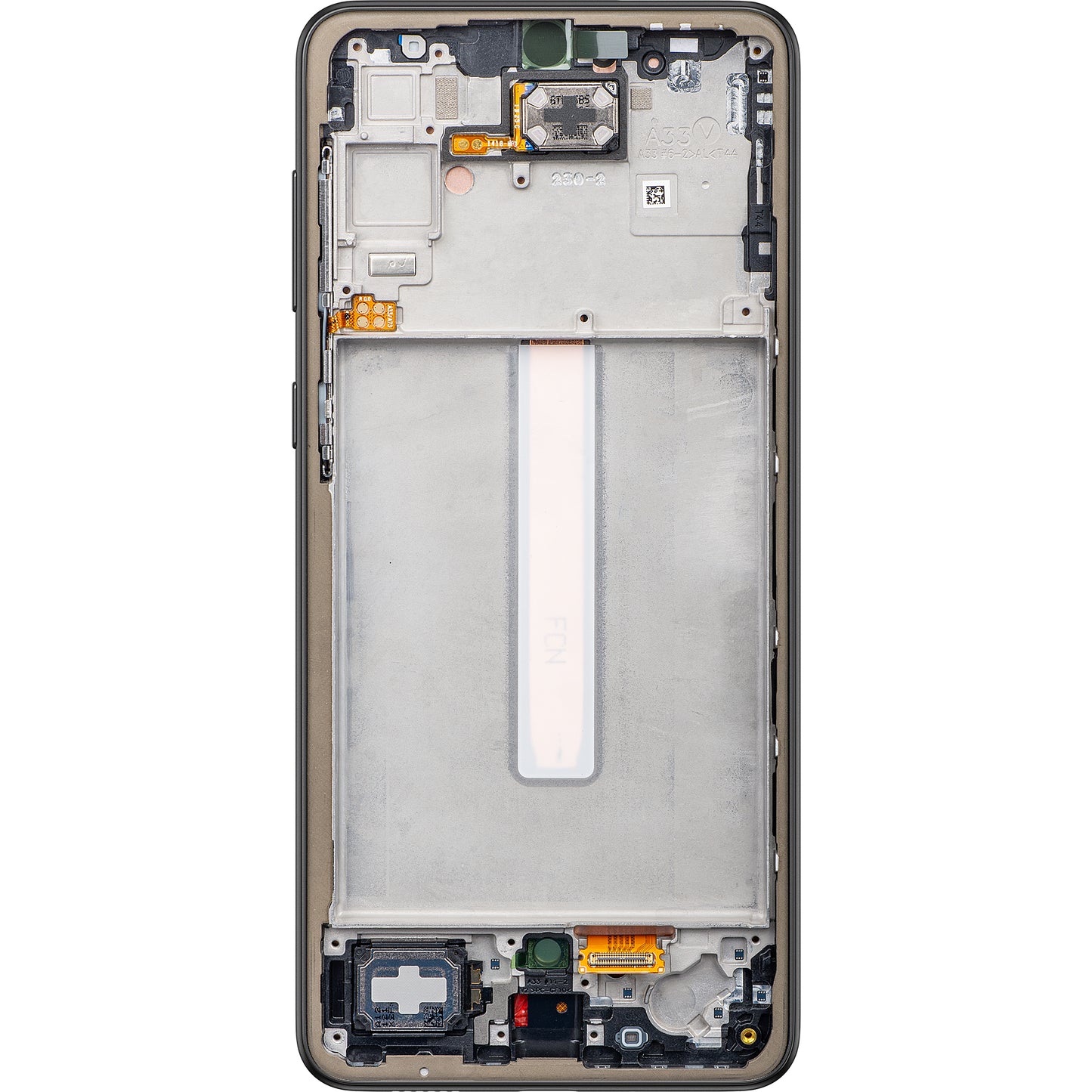 Wyświetlacz dotykowy Samsung Galaxy A33 5G A336, z ramką, czarny, Service Pack GH82-28143A