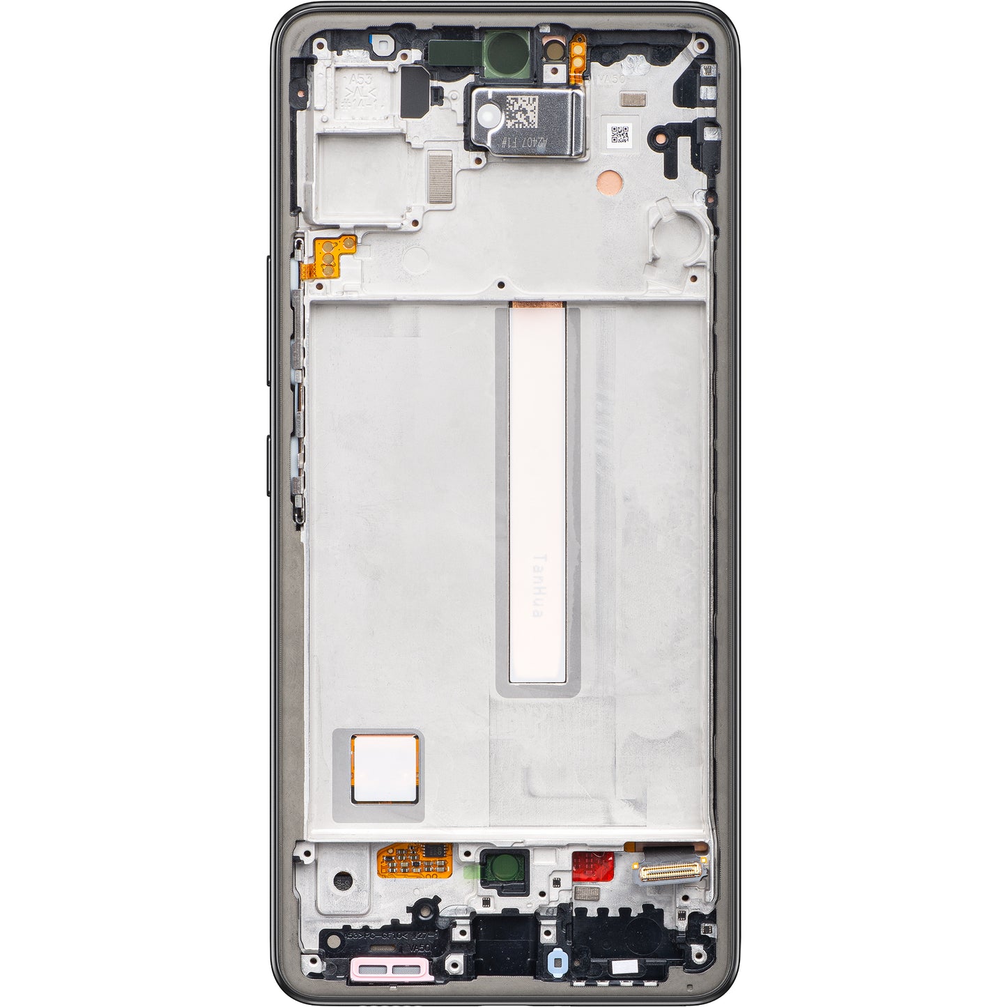 Wyświetlacz dotykowy Samsung Galaxy A53 5G A536, z ramką, czarny, Service Pack GH82-28024A