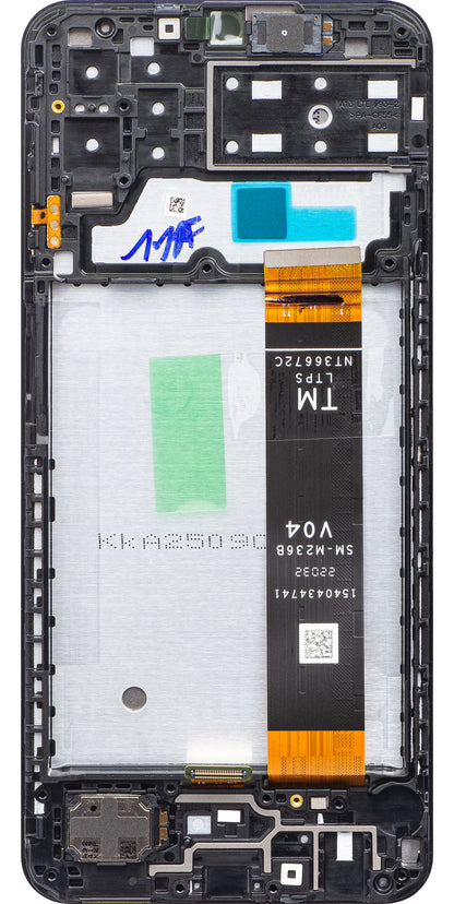 Wyświetlacz dotykowy Samsung Galaxy A13 A135, z ramką, czarny, Service Pack GH82-28508A