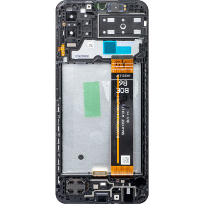 Wyświetlacz dotykowy Samsung Galaxy M13 M135, z ramką, czarny, Service Pack GH82-29132A