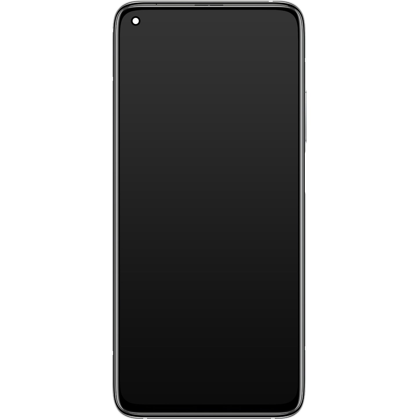 Wyświetlacz dotykowy Xiaomi Redmi K30S / 10T 5G / 10T Pro 5G z ramką, srebrny, Service Pack 5600040J3S00